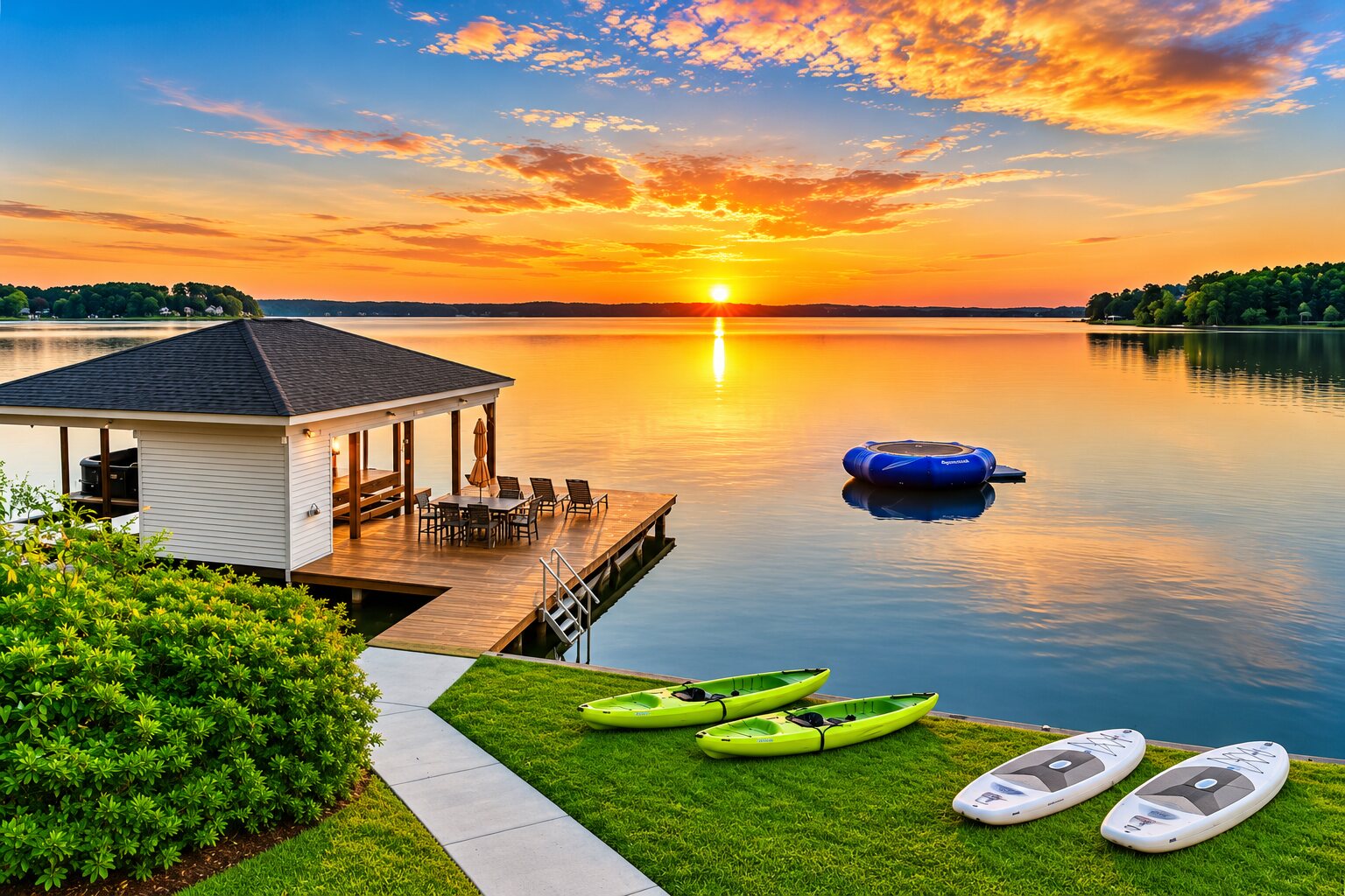 Luxury Lake Gaston vacation rental home